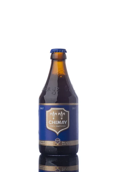 Chimay Garrafa Trappist Cerveja — Fotografia de Stock