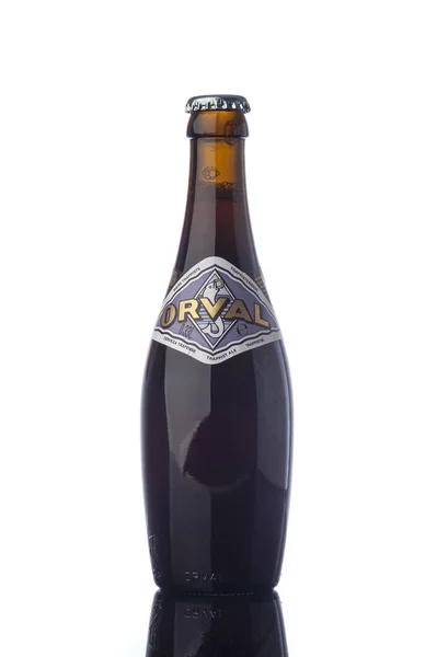 Frasco Orval Trappist Cerveja — Fotografia de Stock