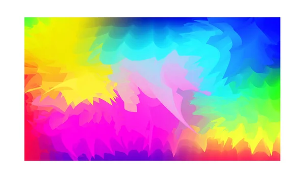 Kleurrijke Borstel Aquarel Abstracte Achtergrond Regenboog Ontwerp Vector Behang Perfect — Stockvector