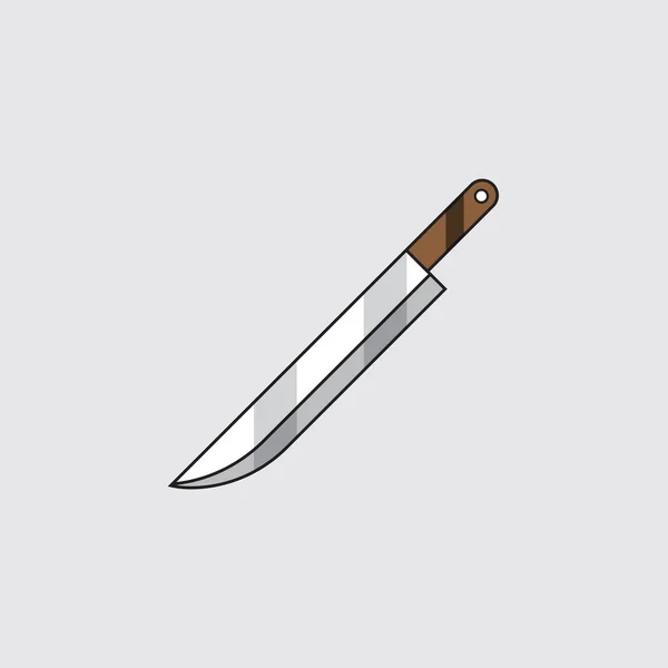 Плаский Дизайн Ножа Кухонне Начиння Епс Вектор — стоковий вектор