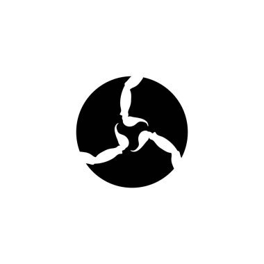 Akrep kuyruğu ve müthiş bir bakış açısı. Logo, simge, şablon, afiş veya poster kaynağı için mükemmel. Soyut. Vektör Ep.10