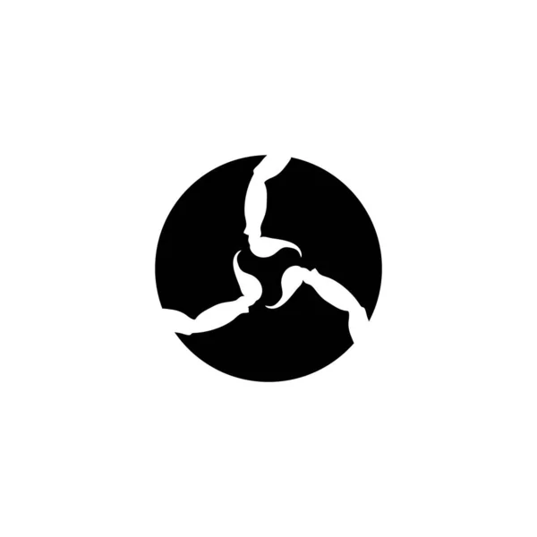 Akrep Kuyruğu Müthiş Bir Bakış Açısı Logo Simge Şablon Afiş — Stok Vektör