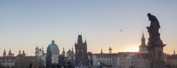 Paysage urbain à Prague en automne — Photo