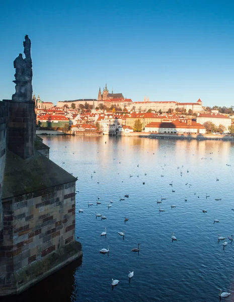 Paysage urbain à Prague en automne — Photo