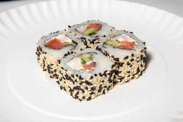 Sushi, Fast Food, Restaurant — Stockfoto