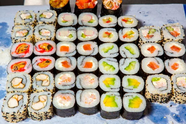 Sushi, fast food, restaurant — Stock Photo, Image