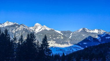 Ski resort, French Alps, hiking