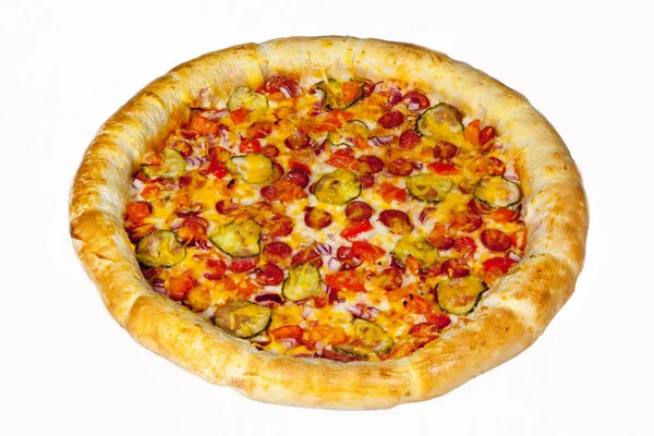 Pizza Verschiedene Arten Von Pizza — Stockfoto