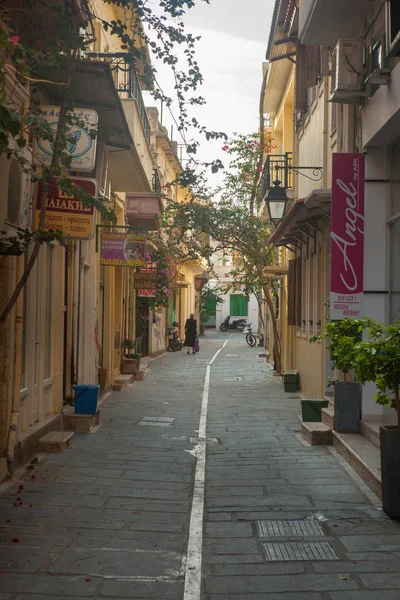 Paisagem Férias Excursão Grécia Creta Bali Rethymnon Viajar Recurso Hotel — Fotografia de Stock