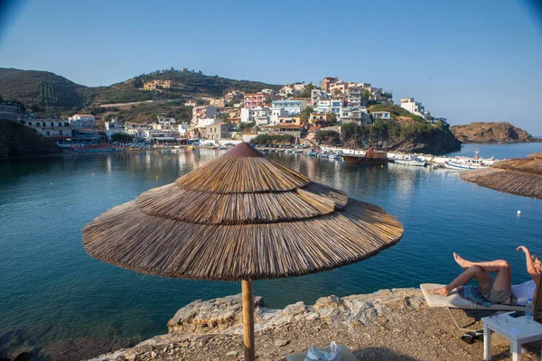 Landschaft Urlaub Ausflüge Griechenland Beton Bali Rethymnon Reise Resort Hotel — Stockfoto