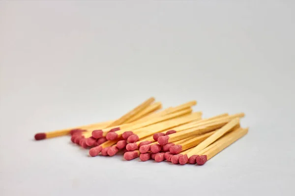 Scattered Matches White Background — Stock Photo, Image