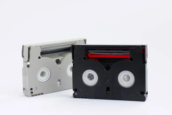 Mini Tapes White Background — Stock Photo, Image