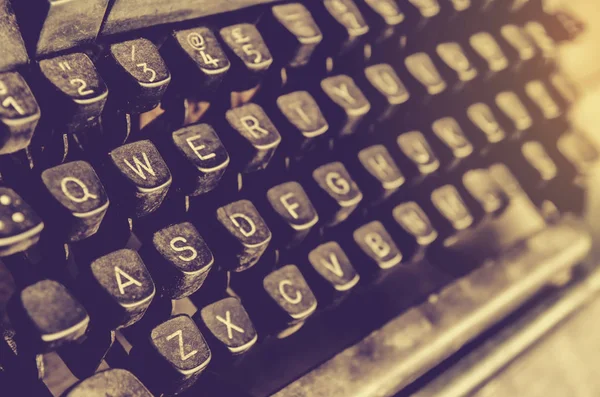Close Typewriter Vintage Retro Styled — Stock Photo, Image