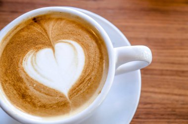 Kahve fincanı kafede - vintage tarzı