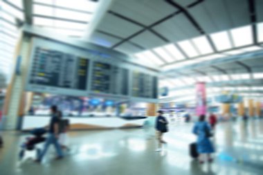 Havalimanı arka plan için soyut bulanıklık