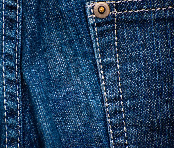 Fundo Azul Jeans Denim Textura — Fotografia de Stock