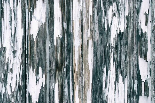 Niszcząca Tekstura Drewna Pokryta Starzejącym Się Popękanym Malowaniem Szorstka Drewniana — Zdjęcie stockowe