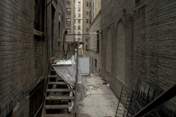 Callejón Sucio Las Calles Nueva York —  Fotos de Stock