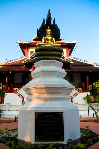 Pagoda Wat Pha Dara Phirom Mae Rim Chiang Mai Thajsko — Stock fotografie