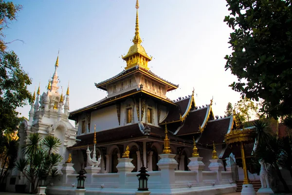 Pagoda Wat Pha Dara Phirom Mae Rim Chiang Mai Thailand — 스톡 사진