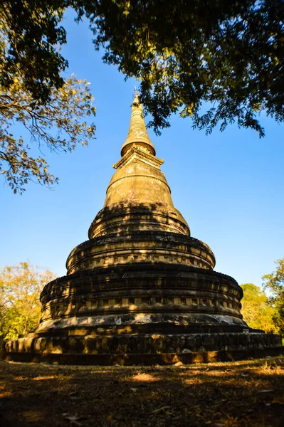 Старая Пагода Храма Ват Умонг Чиангмае Таиланд — стоковое фото