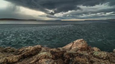 Bahar buz drift Kuzey göle