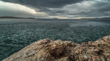 Bahar buz drift Kuzey göle