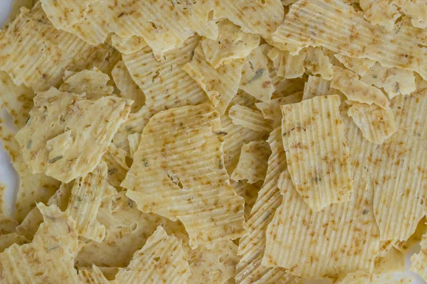 Tradizionale Turco Tarhana Minestra Chips Cibo Puro Naturalmente Essiccato Secco — Foto Stock