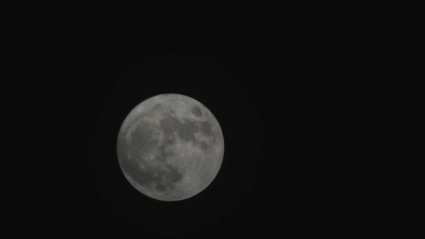 満月、月、Moonflash、ムーンライトします。 — ストック動画
