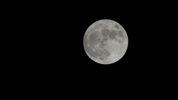 Pleine Lune, Lune, Flash lunaire, Lumière de la lune — Video