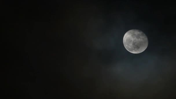 Luna llena, Luna, Flash de luna, Luz de luna — Vídeos de Stock