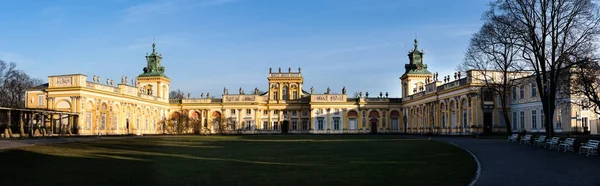 Palácio Rei Jan Iii Sobieski Wilanow Varsóvia Polónia Europa — Fotografia de Stock