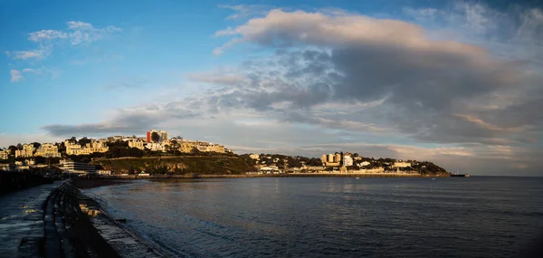 Panorama Torquay Hora Puesta Del Sol — Foto de Stock