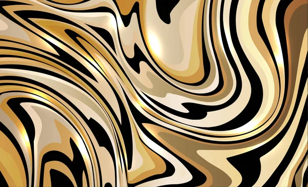 Luxus goldenen abstrakten Hintergrund mit verschiedenen Pinktönen mischen — Stockvektor