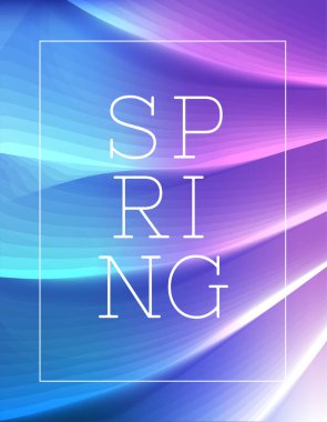 Bahar soyut kartı görüntü