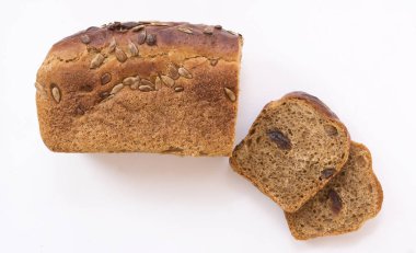 Dilimlenmiş kepekli ekmek en iyi görünümü