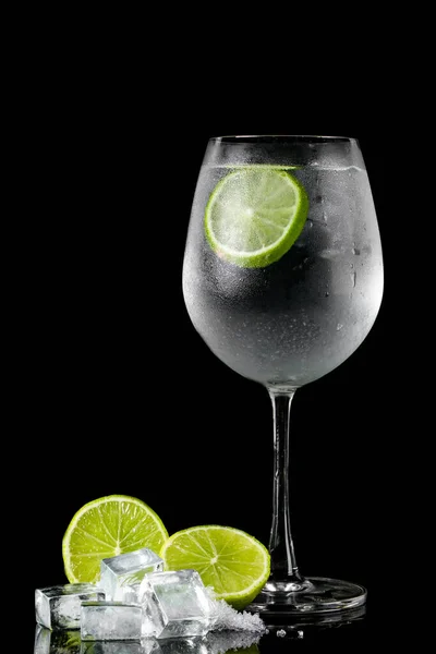 Cocktail Gin Tonique Citron Glace — Photo