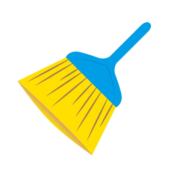 Temizlik fırça logo vektör — Stok Vektör