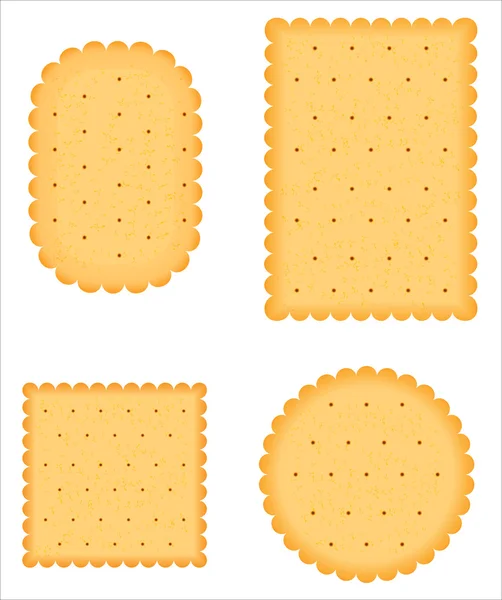 Un vector de galletas — Vector de stock