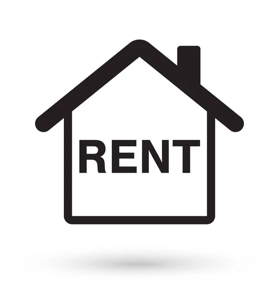 House with rent icon — Stock Vector