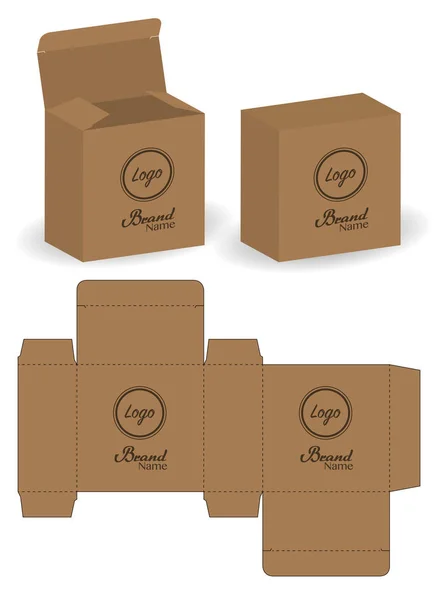 paket kutu die ile 3d sahte kesti