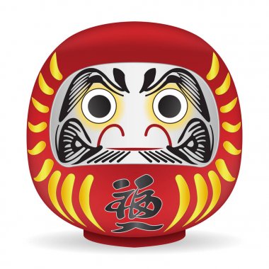 Japonya Daruma çeviri vücut üzerinde servet oyuncağı