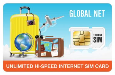 küresel seyahat turizm internet smartphone SIM kartı
