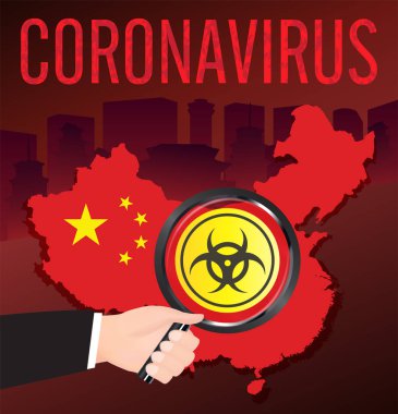 wuhan china coronavirus 2019ncov grip taraması Çin haritasında