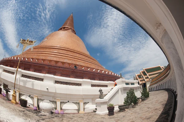Phra Pathom Chedi jest wizytówką Nakhonpathom prowincja w Tajlandii. — Zdjęcie stockowe