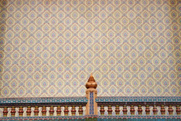 Decoración de patrón de arte tailandés en templo . —  Fotos de Stock