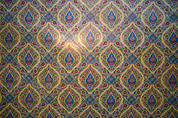 寺でタイのアート パターン装飾. — ストック写真