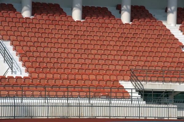 Барвисті місця на стадіоні на задньому плані . — стокове фото