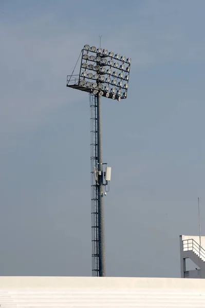 Stadium lighting poles