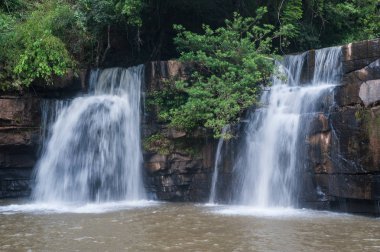 Kang Sopa şelale Tungsalanglung Milli Parkı'nda Tayland